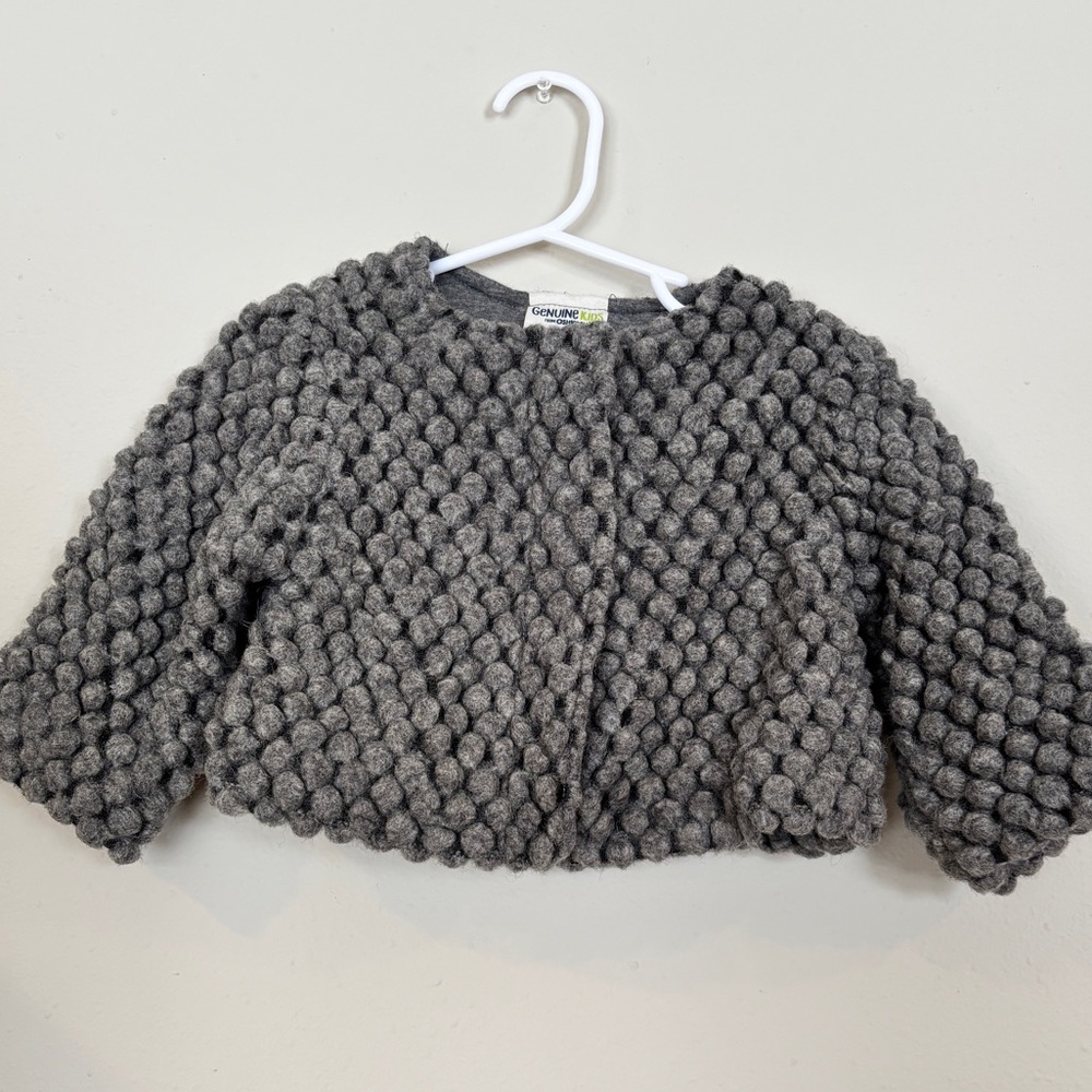 Gray girl sweater